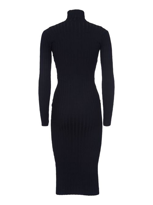 Ribbed viscose midi dresses with button placket ELISABETTA FRANCHI | AM91S46E2110